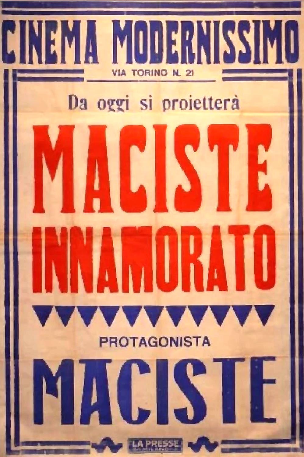 MACISTE INNAMORATO